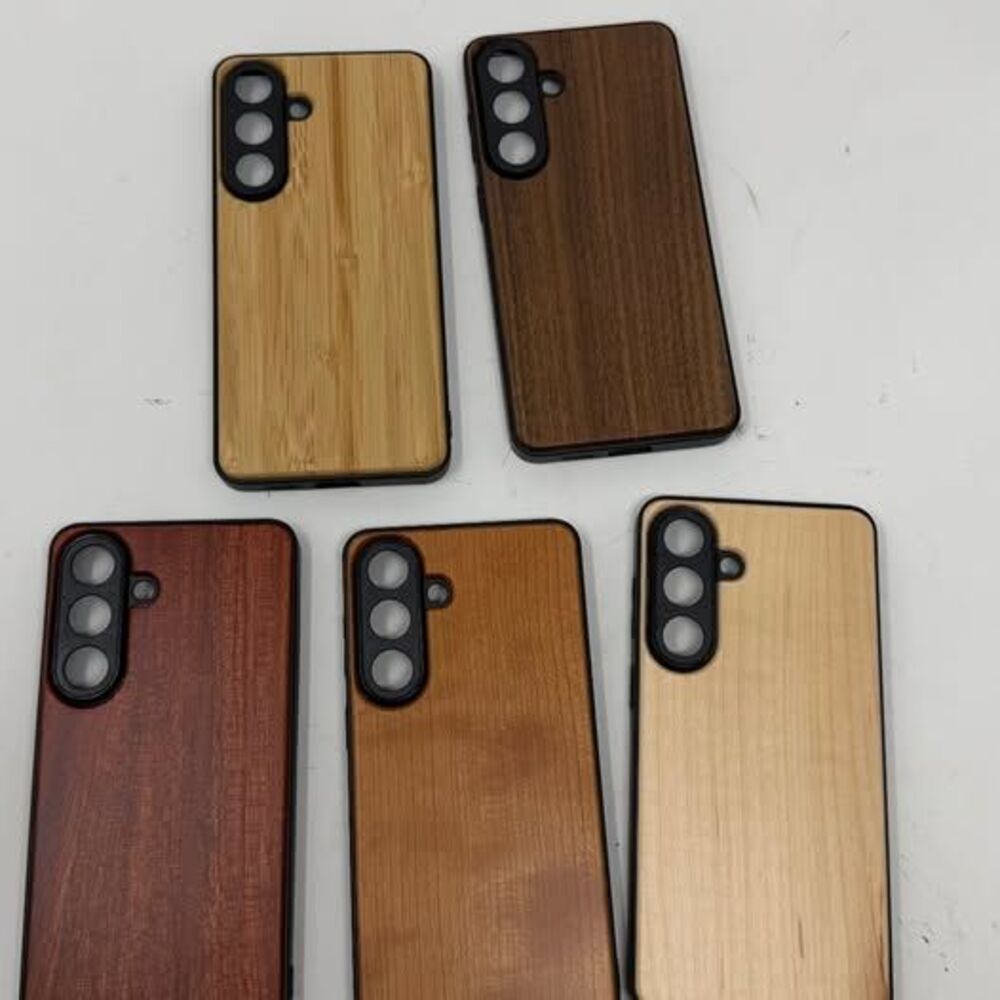 Custom Laser Engraved Wood Backing Phone Case For Samsung Galaxy S26 Plus